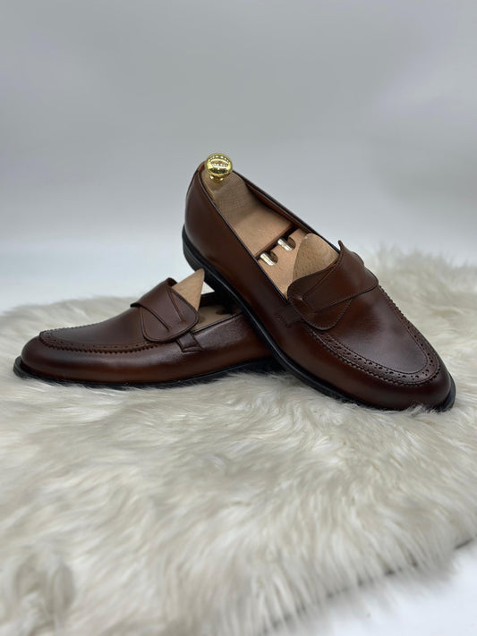 Butterfly Loafers - Brown