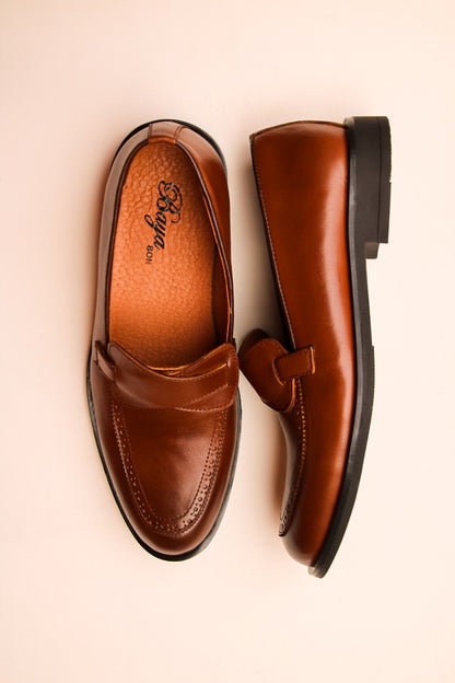 Mocassins Butterfly – Noir / Tabac