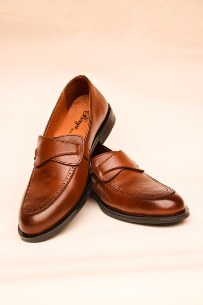 Mocassins Butterfly – Noir / Tabac