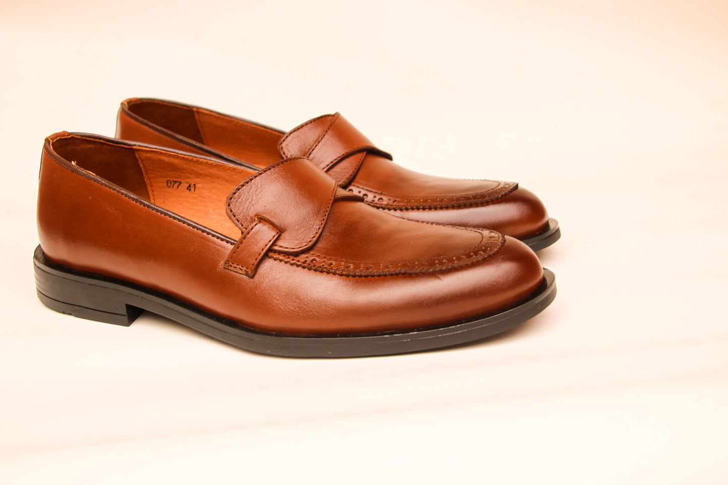 Mocassins Butterfly – Noir / Tabac