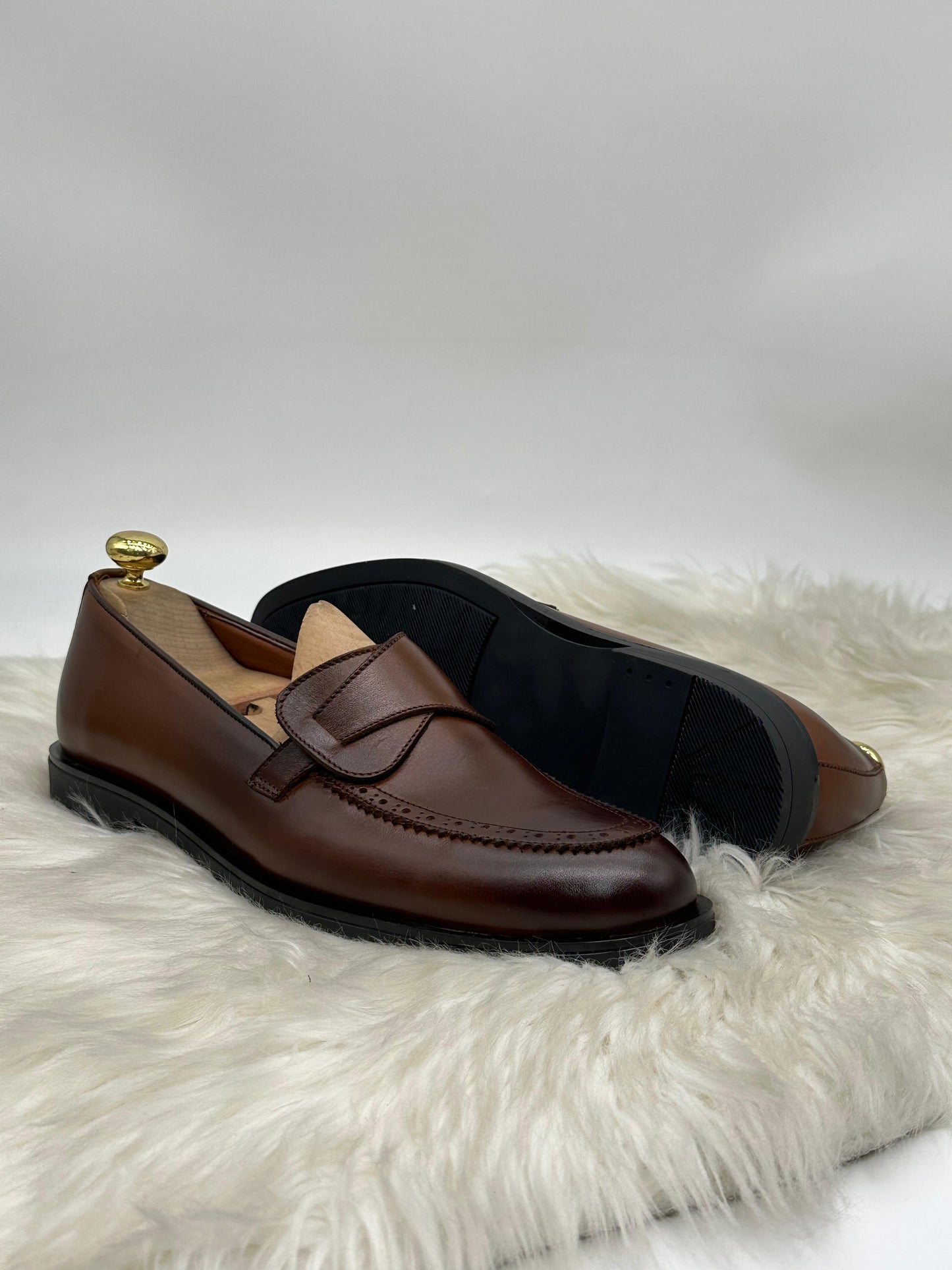 Butterfly Loafers - Brown