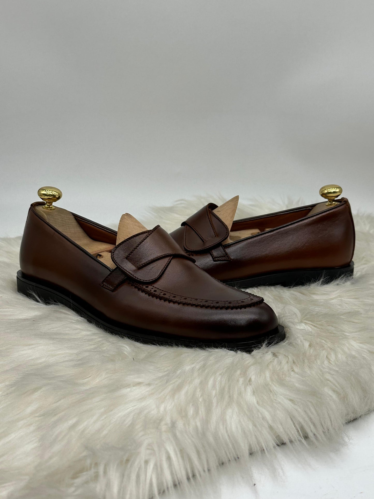 Butterfly Loafers - Brown