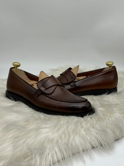 Butterfly Loafers - Brown