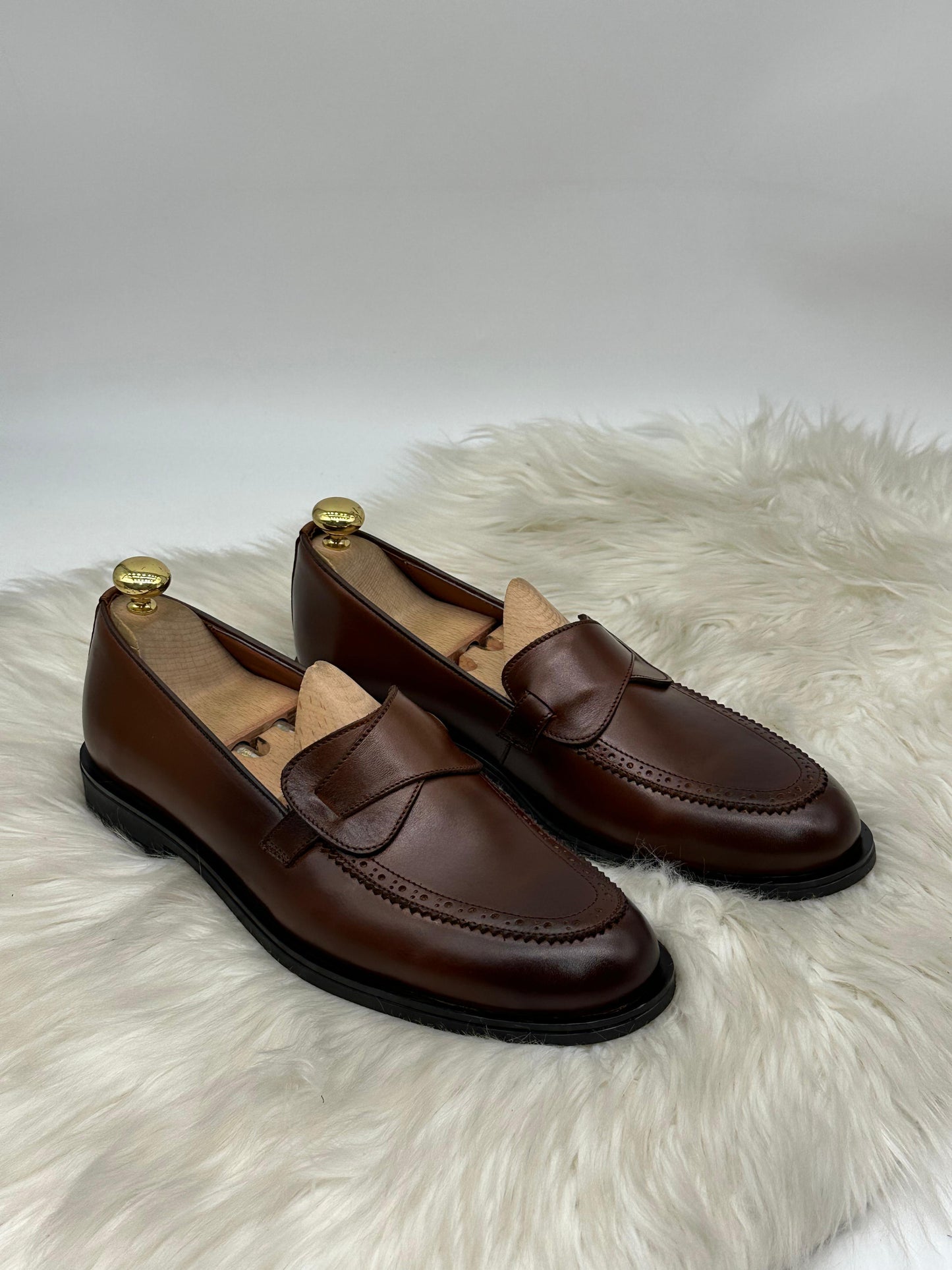 Butterfly Loafers - Brown