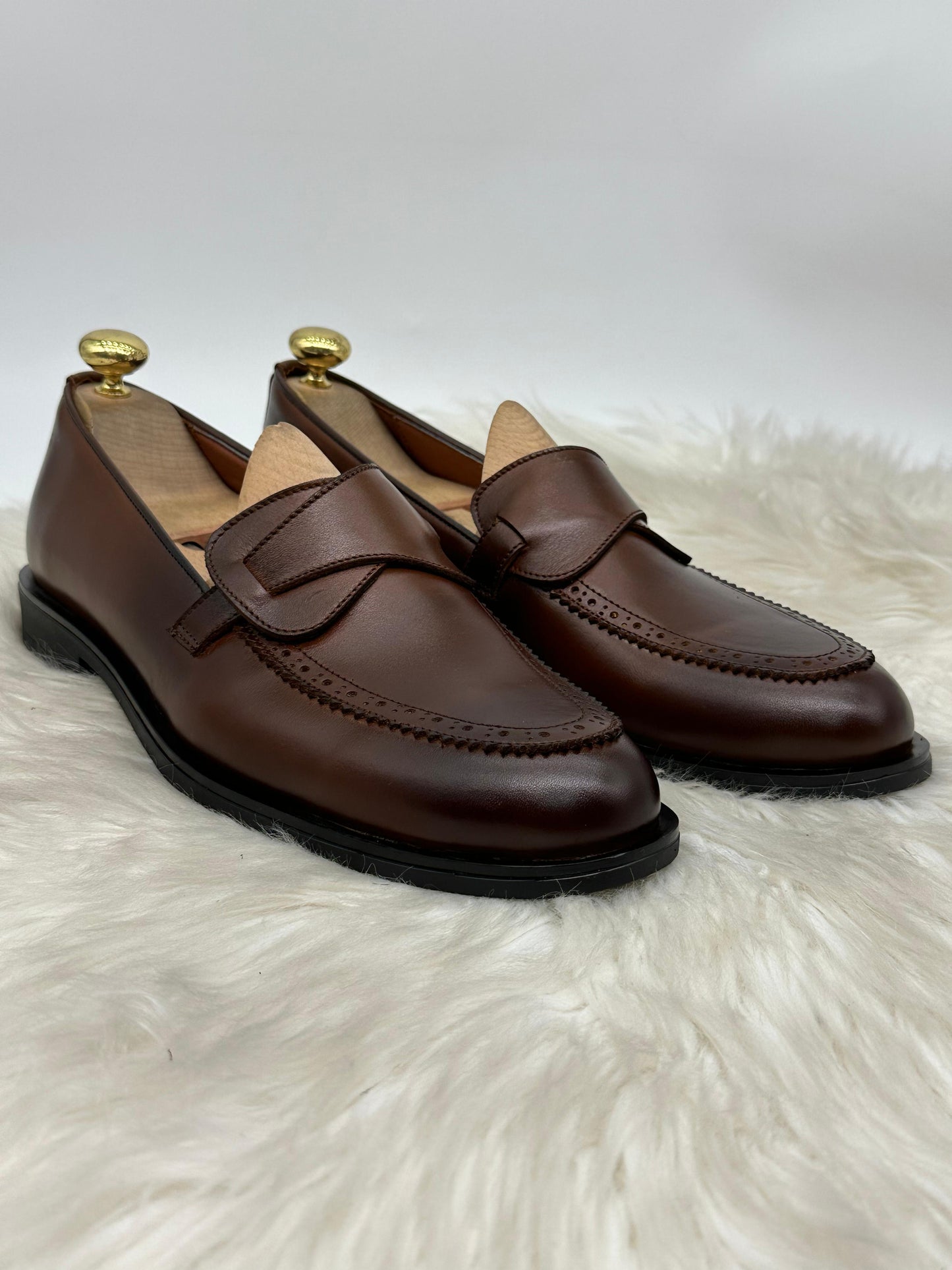 Butterfly Loafers - Brown