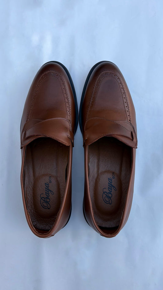 Mocassins Butterfly – Noir / Tabac