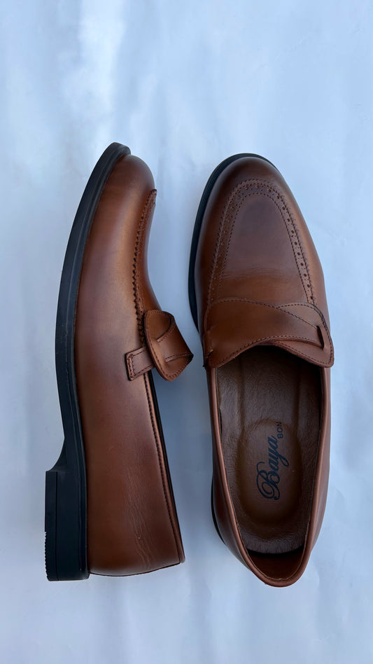 Mocassins Butterfly – Noir / Tabac